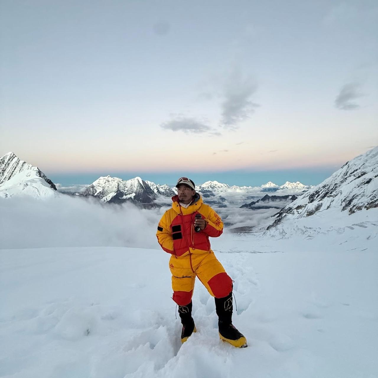 Chhiring Sherpa joins the 14-Peak elite with Cho Oyu summit